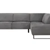 Amante hoekbank antraciet