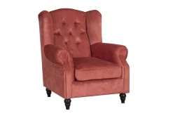 Cambridge fauteuil oud roze