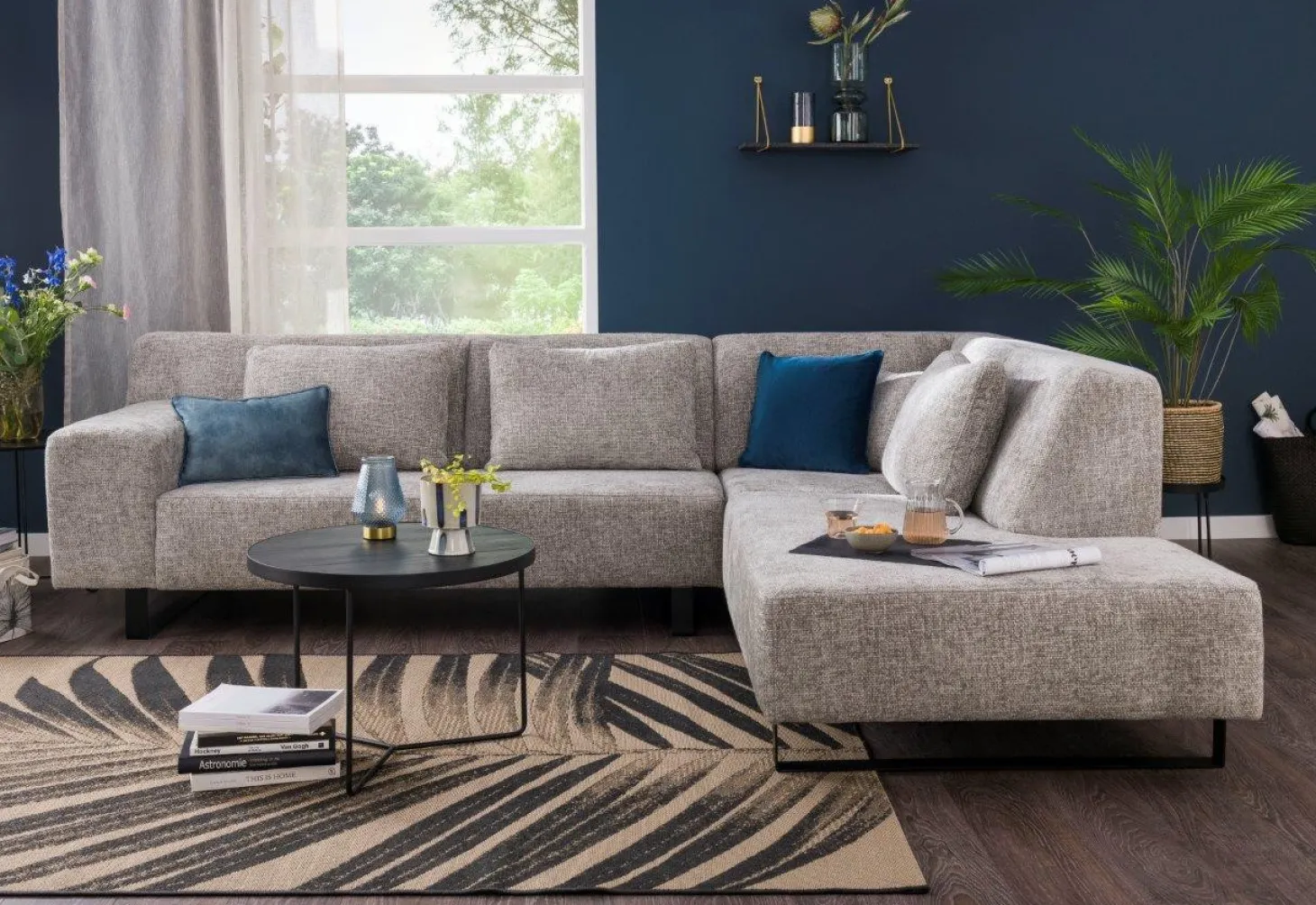 Chicago hoekbank grijs