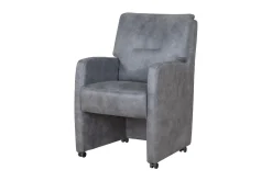 Clooney eetkamerfauteuil grijs