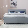 Corso boxspring lichtgrijs