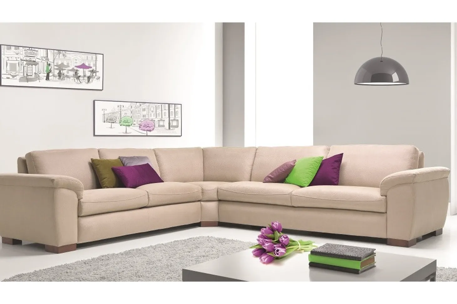 Eagle hoekbank bruin