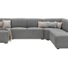 Firenze hoekbank groot grijs