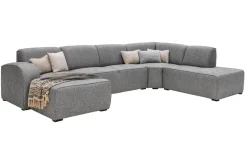 Firenze hoekbank groot grijs