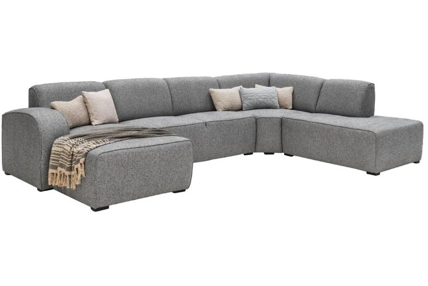 Firenze hoekbank groot grijs