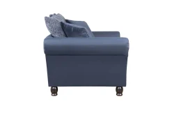 Kasteelbank 3-zits blauw