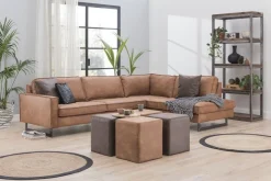 Mexico hoekbank cognac