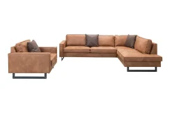 Mexico hoekbank cognac