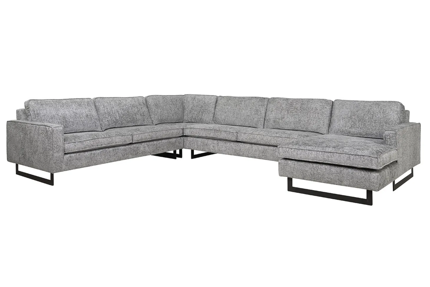 Mexico hoekbank XL grijs