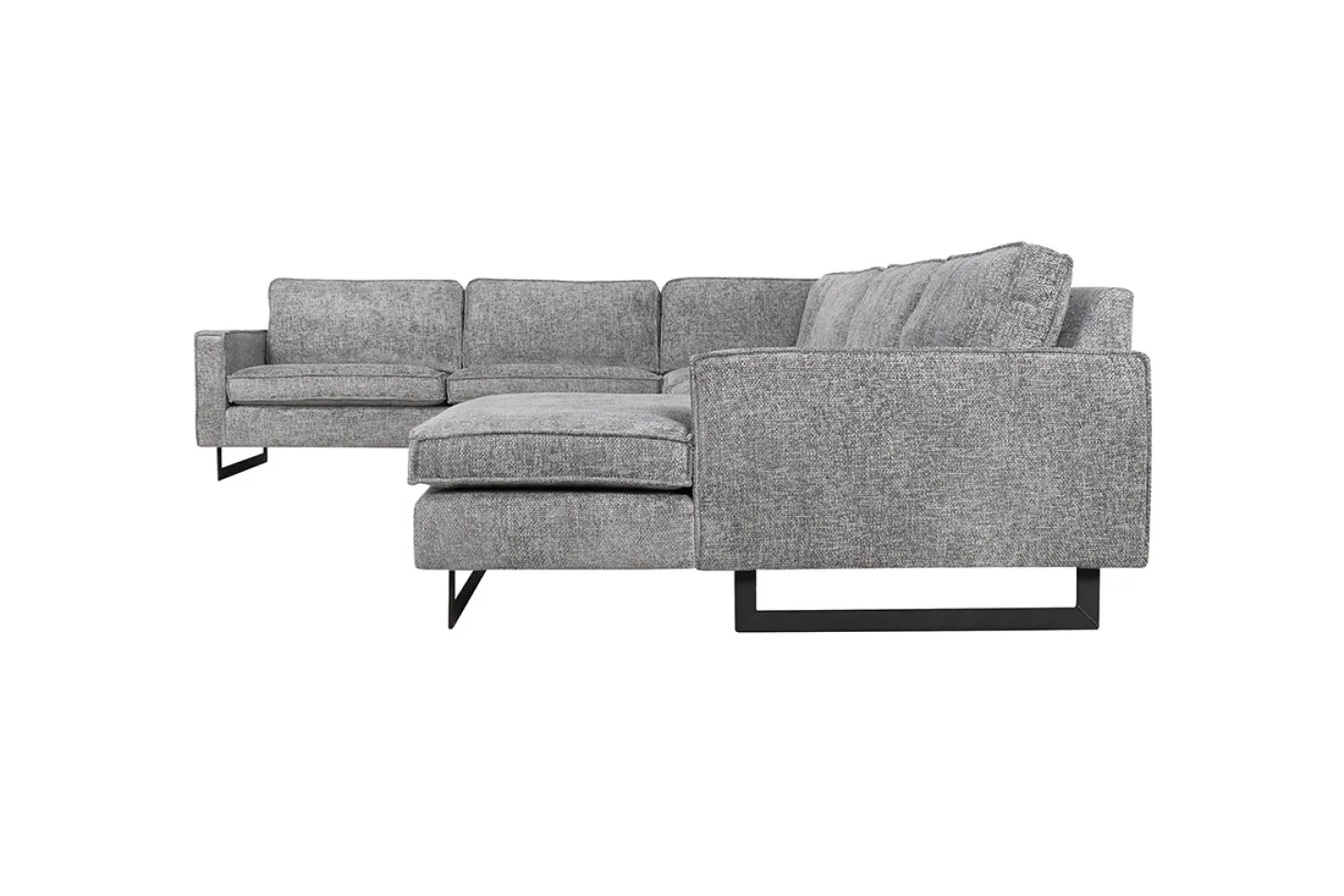 Mexico hoekbank XL grijs