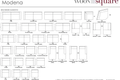 Modena 2½-zits bruin