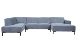 Monaco hoekbank blauw