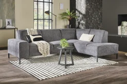 Mondial hoekbank antraciet