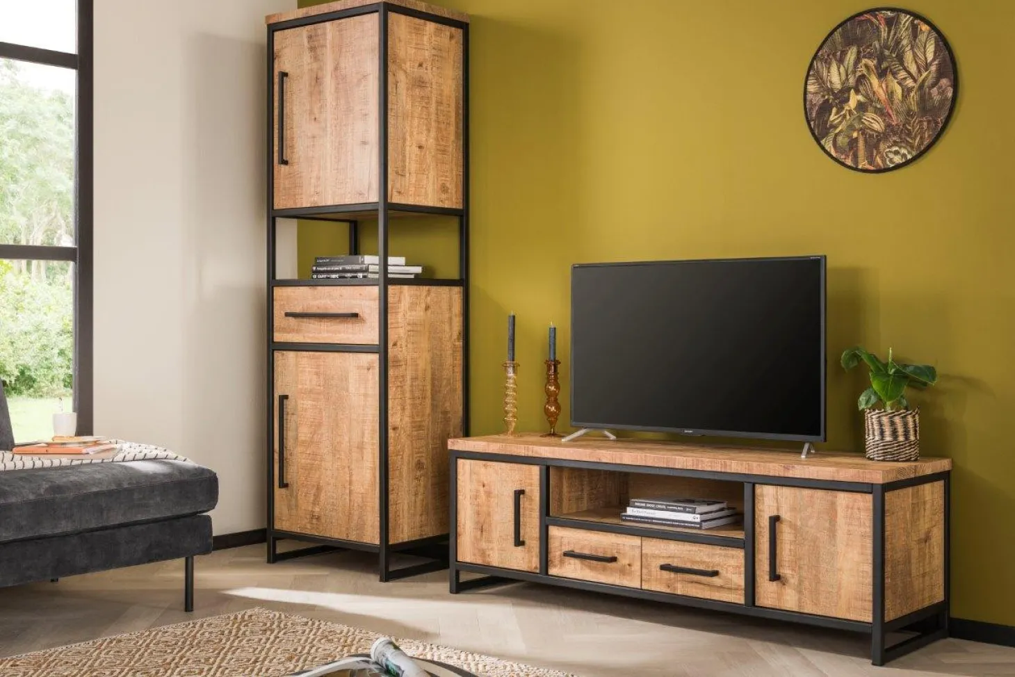 Pasadena wandkast smal