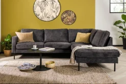 Pescare hoekbank antraciet