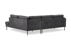 Pescare hoekbank antraciet