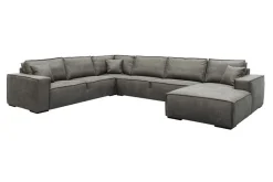 Phantom hoekbank grijs
