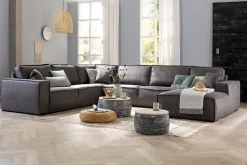 Phantom hoekbank grijs