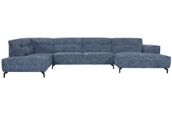 Porto hoekbank blauw