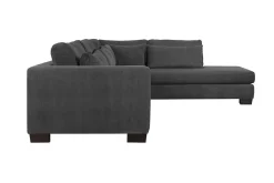 Santorini hoekbank zwart