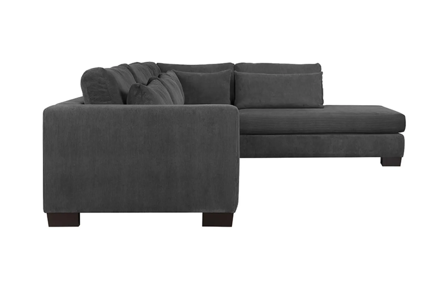 Santorini hoekbank zwart