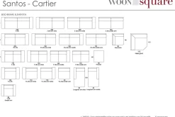 Santos fauteuil cognac