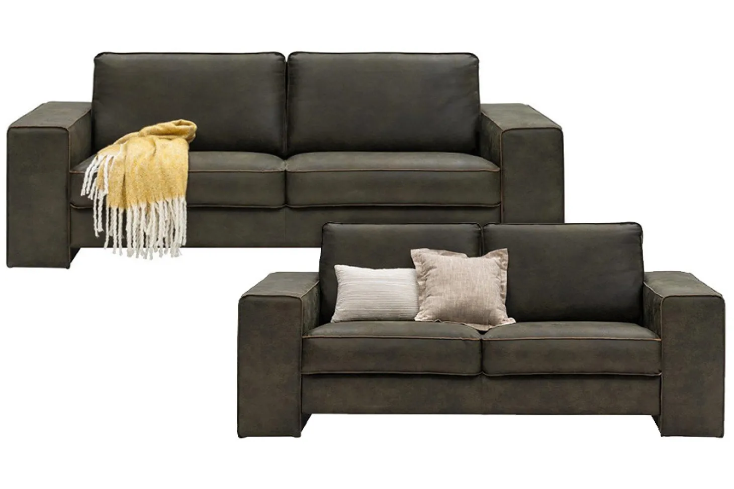 Santos 2½-zits bruin