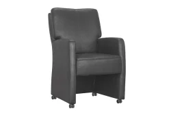 Travolta eetkamerfauteuil zwart