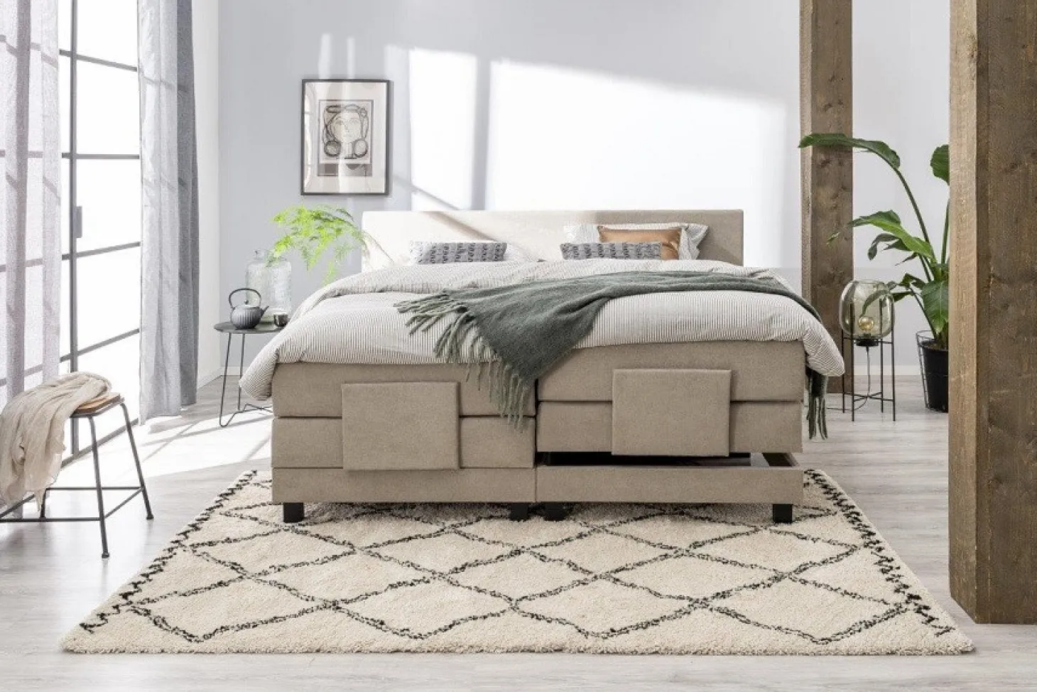 Veneto boxspring taupe