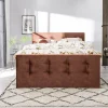 Villa boxspring cognac